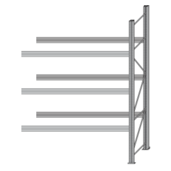 Paletový regál BI-BLOC - prídavný pre napojenie na existujúcu zostavu