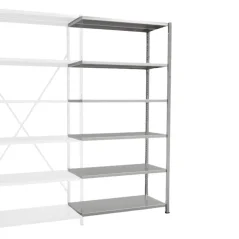 Profesionálny kovový policový regál VARIMO - prístavné pole Profesionálny kovový policový regál VARIMO - prístavné pole