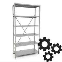 Kovový policový regál VARIMO - základné pole Kovový policový regál VARIMO - základné pole