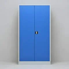 Univerzálna kovová zváraná skriňa - na dokumenty aj náradie (modrá) Univerzálna kovová zváraná skriňa - na dokumenty aj náradie (modrá)