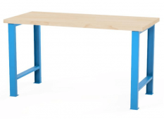 Dielenský stôl (ponk) AXTOR E101 s modrým podnožím