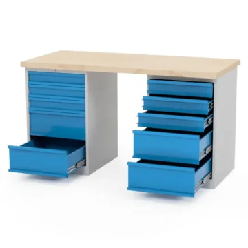 Dílenský stůl (ponk) AXTOR se zásuvkami