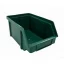 Stohovatelný plastový box zkosený (zelený)