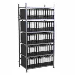 Kovový policový regál VARIMO na šanóny