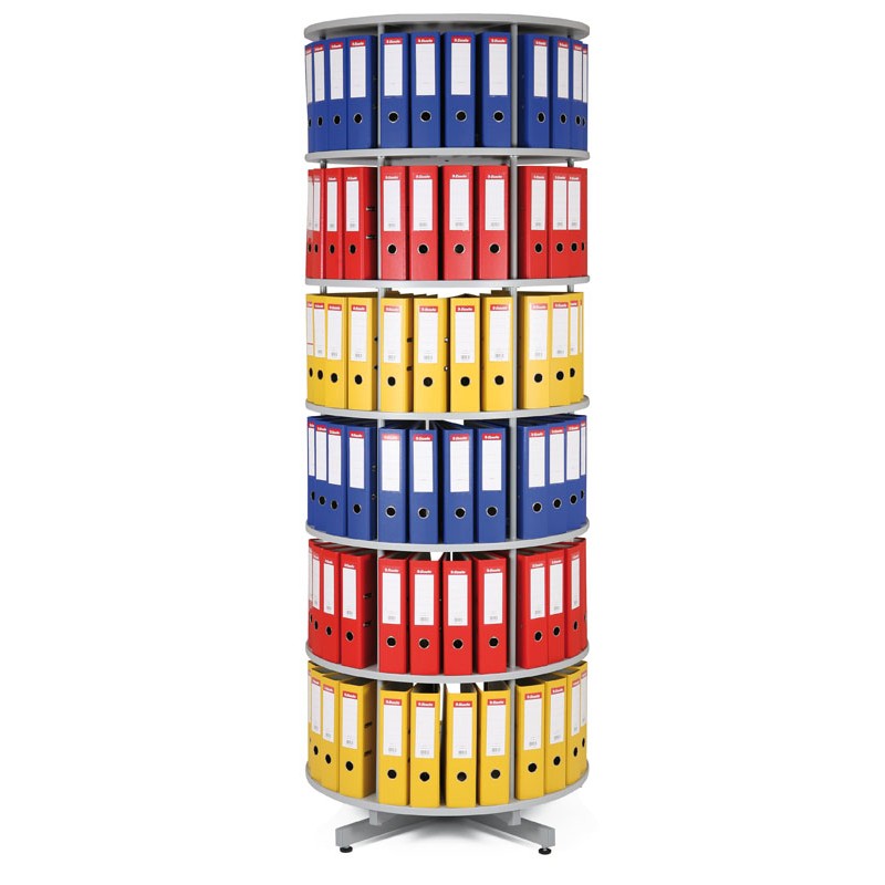 Otočný stojan na 144 šanónov (6 poschodí) | RD241