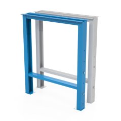 Výškovo nastaviteľná noha k stolu - kovová (1 ks) | 670 x 800 - 1170 mm