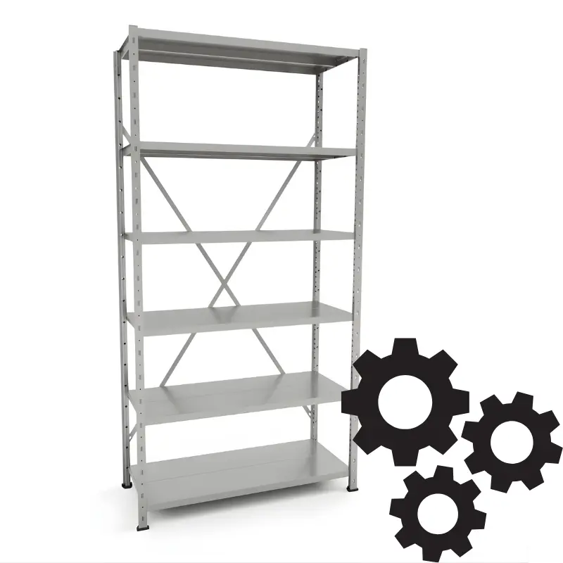 Kovový policový regál VARIMO - základní pole