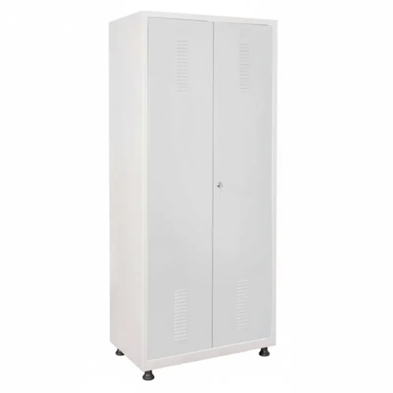 Kovová úklidová skříň svařovaná - šedá