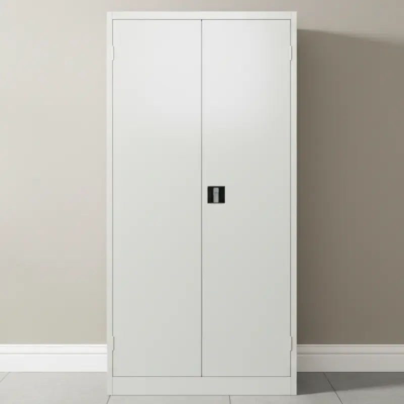 Univerzálna kovová zváraná skriňa - na dokumenty aj náradie (sivá)