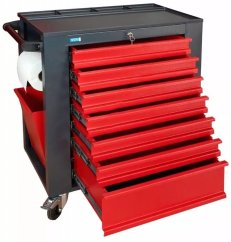 Dílenský vozík na nářadí se 7 zásuvkami MV7Z