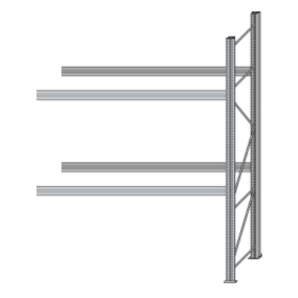 Paletový regál BI-BLOC - přídavný pro napojení na stávající sestavu