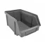 Stohovatelný plastový box zkosený (šedý)
