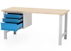 Dielenský stôl AXTOR E104 so závesným šuplíkovým kontajnerom