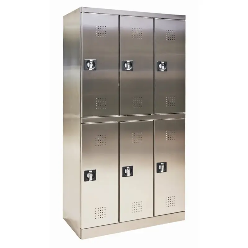 Nerezová skriňa zváraná so 6 oddielmi