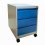 Kovový zásuvkový kontajner modrý - CS8104