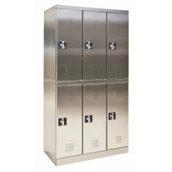 Nerezová skriňa zváraná so 6 oddielmi