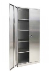 Univerzálna nerezová skriňa so štyrmi policami Univerzálna nerezová skriňa so štyrmi policami