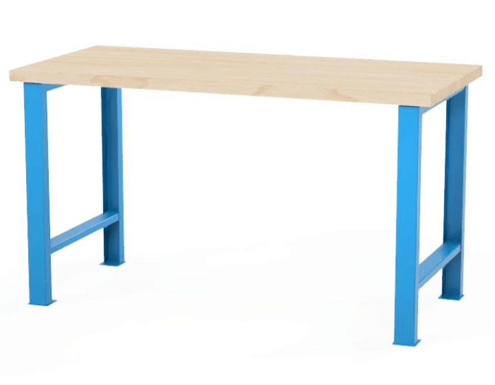 Dielenský stôl AXTOR s kovovou podnožou